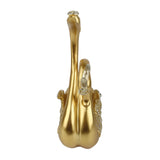 Luxury Swan Wine Rack Innovative Desktop Wine Cabinet Decorative Ornaments for Living Room Office Gold