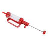 Biscuits Press Gun Kit Transparent Tube Food Grade Odorless Safe Biscuits Maker Press Machine Red - Top-Down View