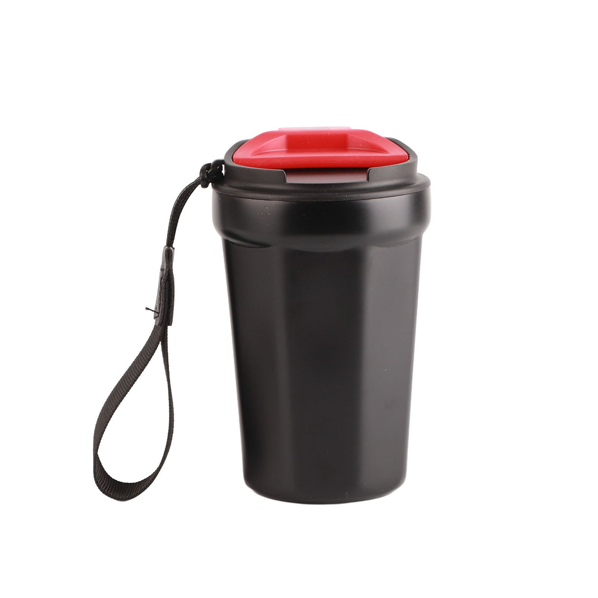 390ml Insulated Coffee Mug Keep Warm Cold Portable Stainless Steel Camping Mug for Home School Office Outdoor Black