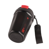 390ml Insulated Coffee Mug Keep Warm Cold Portable Stainless Steel Camping Mug for Home School Office Outdoor Black