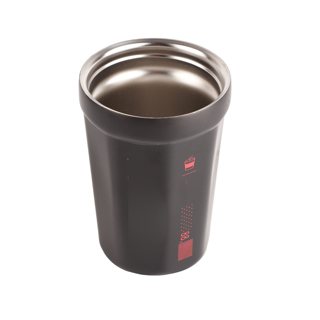 390ml Insulated Coffee Mug Keep Warm Cold Portable Stainless Steel Camping Mug for Home School Office Outdoor Black