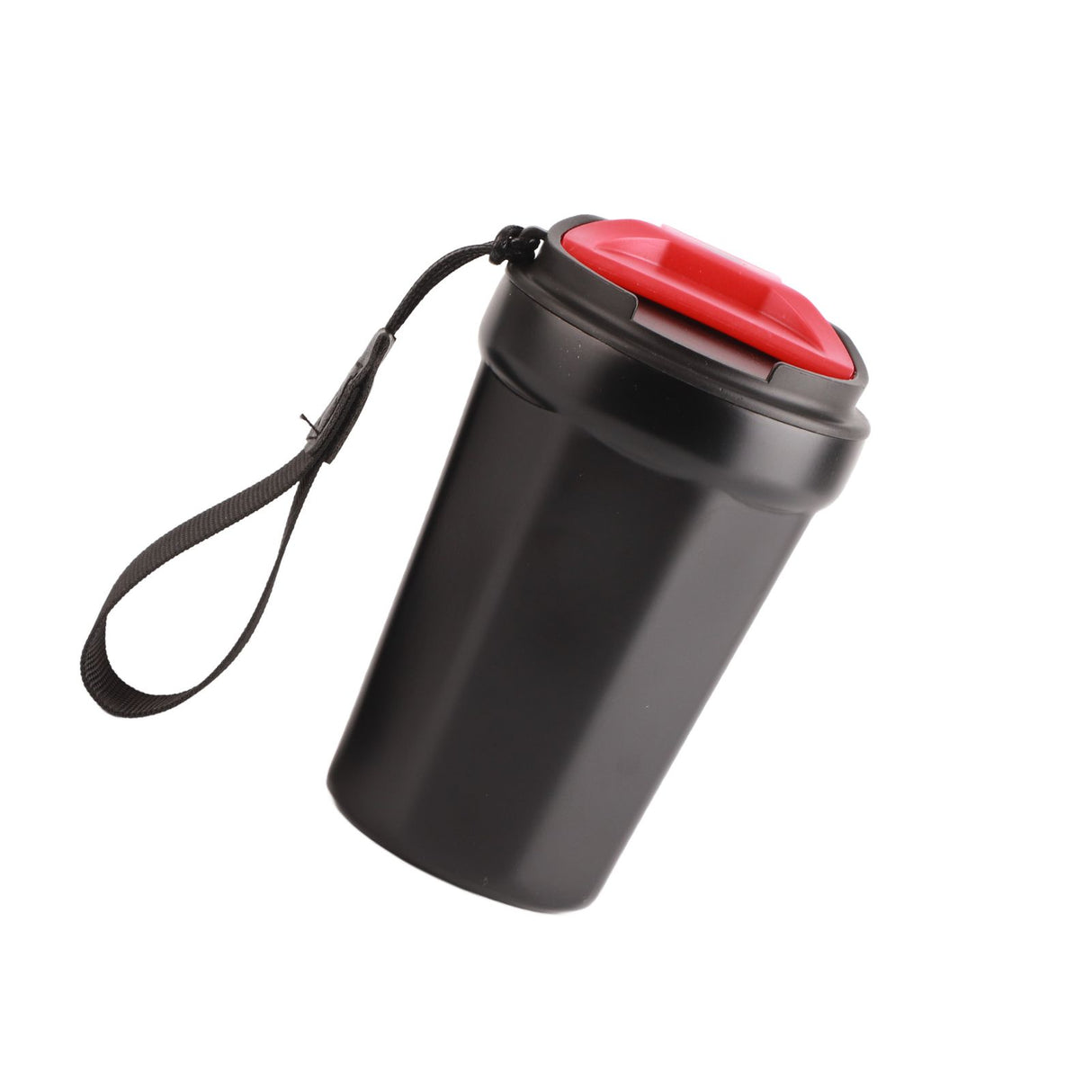 390ml Insulated Coffee Mug Keep Warm Cold Portable Stainless Steel Camping Mug for Home School Office Outdoor Black