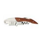 Wine Bottle Opener Corkscrew Stainless Steel Wood Easy Grip Portable Tool for Home