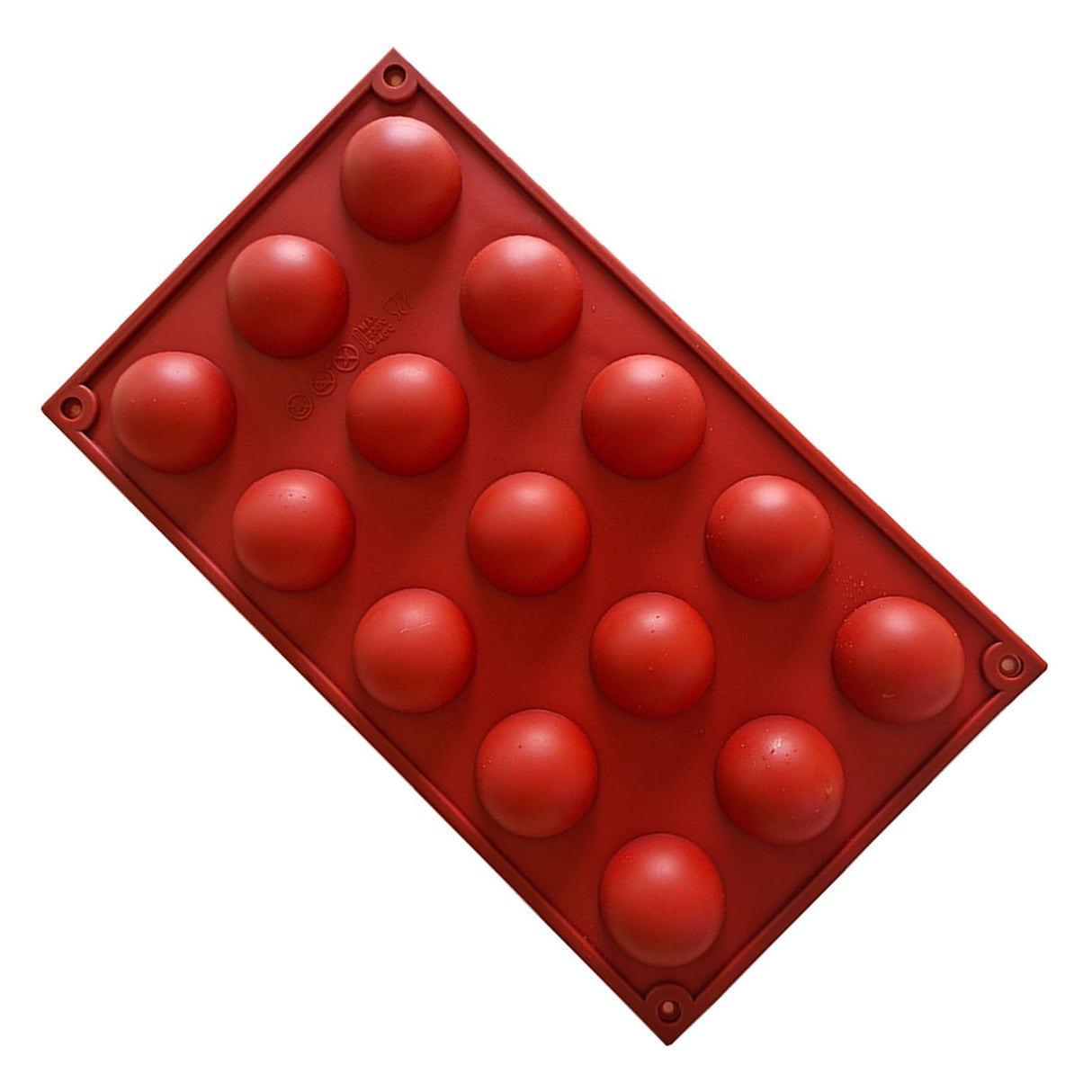 Semi Sphere Mold 15 Holes Silicone Semicircle Baking Mold for Cake Chocolate Mousse