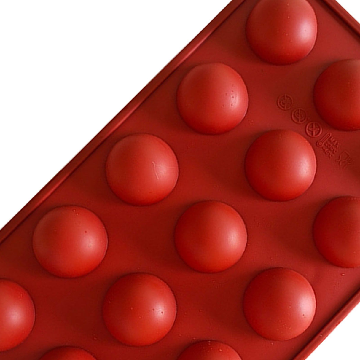 Semi Sphere Mold 15 Holes Silicone Semicircle Baking Mold for Cake Chocolate Mousse