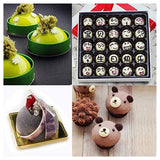Semi Sphere Mold 15 Holes Silicone Semicircle Baking Mold for Cake Chocolate Mousse