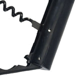 Wine Opener Black Multifunctional Magnet Design Portable Stainless Steel Wine Opener - Low Angle