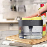 Detergent Liquid Press Dispenser Box Dishwashing Soap Automatic Outlet Kitchen Supplies