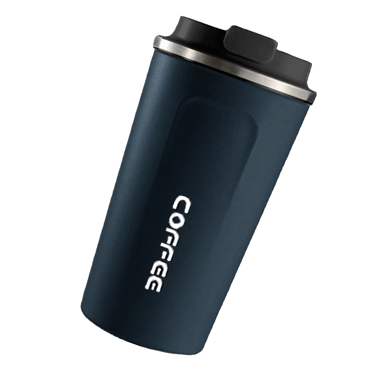 Smart Temperature Display Coffee Cup Portable 304 Stainless Steel Insulation Cup Simple Style Pure Color Generation 2nd Blue 380ml