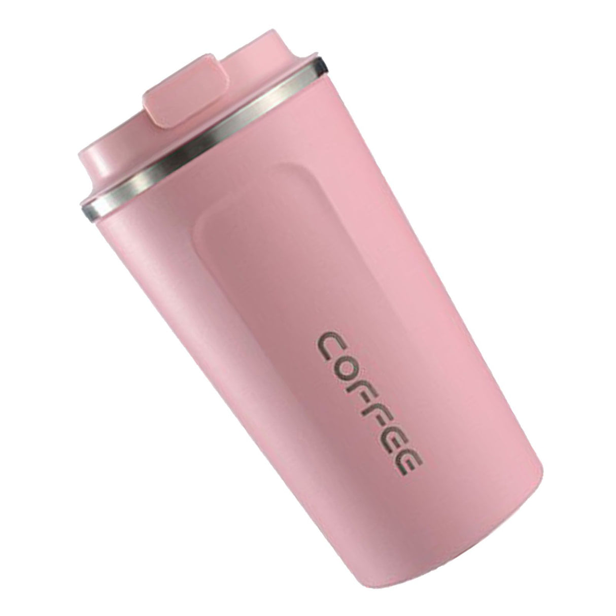 Smart Temperature Display Coffee Cup Portable 304 Stainless Steel Insulation Cup Simple Style Pure Color Generation 2nd Pink 380ml