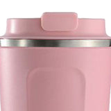 Smart Temperature Display Coffee Cup Portable 304 Stainless Steel Insulation Cup Simple Style Pure Color Generation 2nd Pink 380ml - Extra Image
