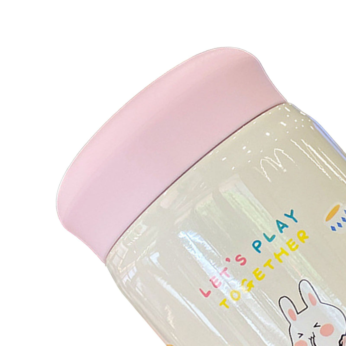 320ml Stainless Steel Insulated Vacuum Food Jar Cup Container with Lid for Outdoor Cartoon Portable Bottle Rabbit