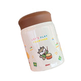 320ml Stainless Steel Insulated Vacuum Food Jar Cup Container with Lid for Outdoor Cartoon Portable Bottle Deer