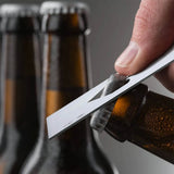 20 Pcs Poker Card Bottle Opener Beer Openers Stainless Steel Black Silver Cup Mat for Wallet Gifts - Extra Image
