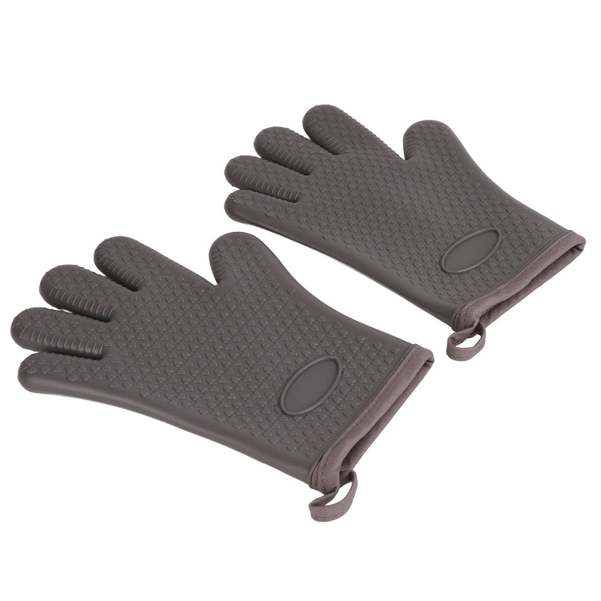 Heat Resistant Gloves Grilling Gloves Anti Scalding Silicone Oven Gloves for Kitchen Cooking Baking
