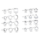 24 Pcs Cookie Cutters Set Biscuit Mould 430 Stainless Steel Vegetable Fruit Cutters for DIY Baking Cooking - Extra Image