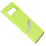 Vegetable Chip Maker Rustproof Stainless Steel Handheld Kitchen Chopper Food Chopper with Ergonomic Handle for Carrots - 45-Degree Angle
