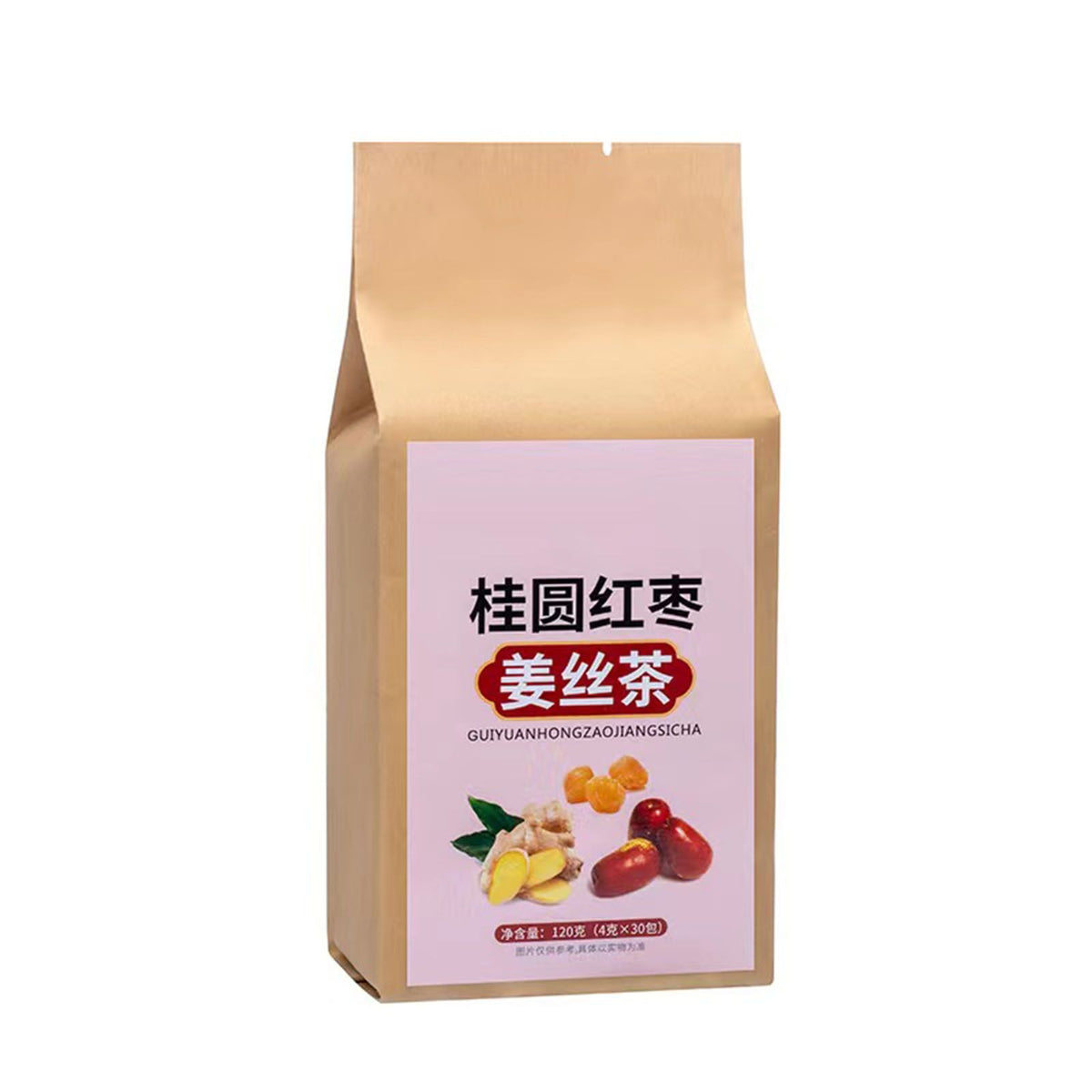 30 Count Longan Jujuba Ginger Tea Healthy Herbal Wolfberry Rose Tea Bags for Women 120g