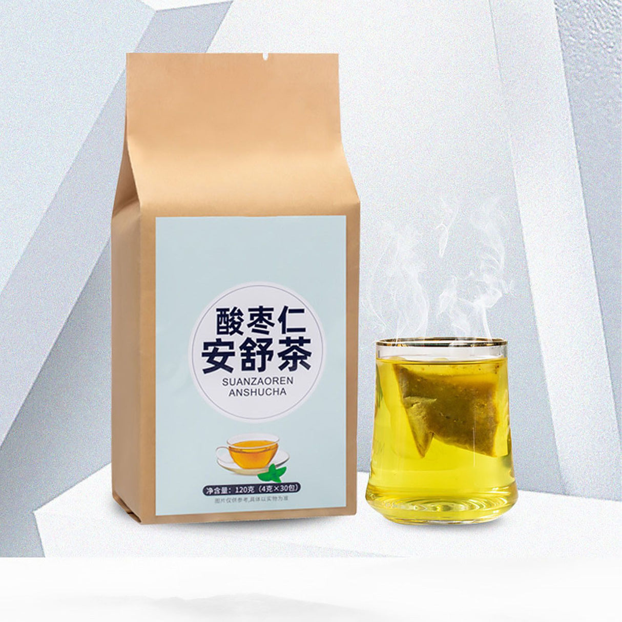 120g Natural Tea Lily Jujube Lotus Seed Cape Jasmine Combination Tea Individual Tea Bag 30 Counts