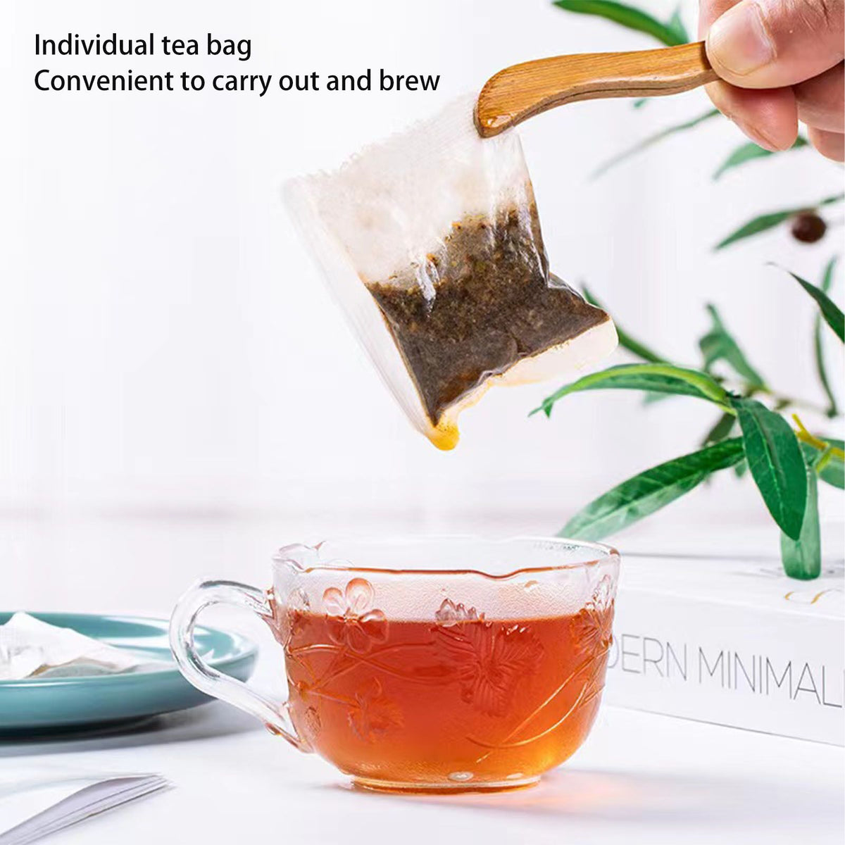 Natural Tea Winter Melon Lotus Leaf Cassia Seed Hawthorn Double Red Rose Licorice Orange Peel Barley 120g 30 Counts