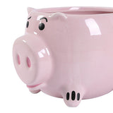 Ceramic Coffee Mug Wide Mouth Piggy Cute Water Cup with Handle for Home Cafe Office Pink
