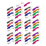 50pcs Keychain Bottle Opener Aluminum Alloy Mini Pocket Beer Beverage Opener Colorful Metal Bottle Opener