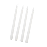 4 Pcs LED Candles Smoke Free Flameless Safe Environmentally Friendly Warm Light Electric LED Taper Candle White