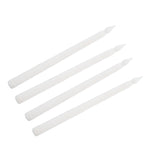 4 Pcs LED Candles Smoke Free Flameless Safe Environmentally Friendly Warm Light Electric LED Taper Candle White - Extra Image
