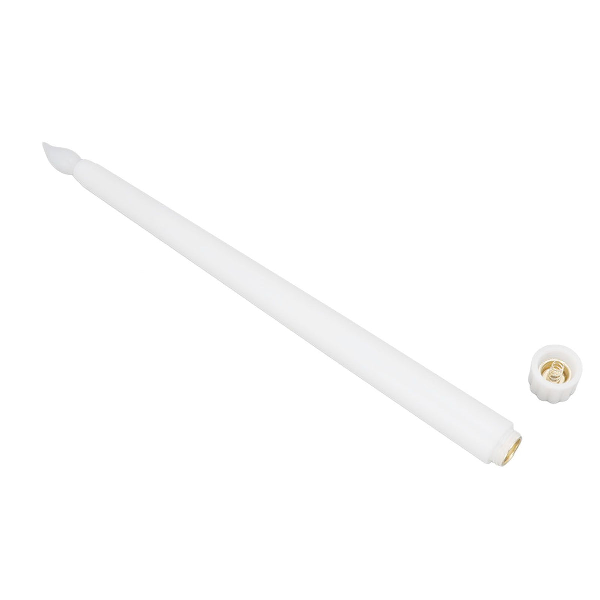 4 Pcs LED Candles Smoke Free Flameless Safe Environmentally Friendly Warm Light Electric LED Taper Candle White