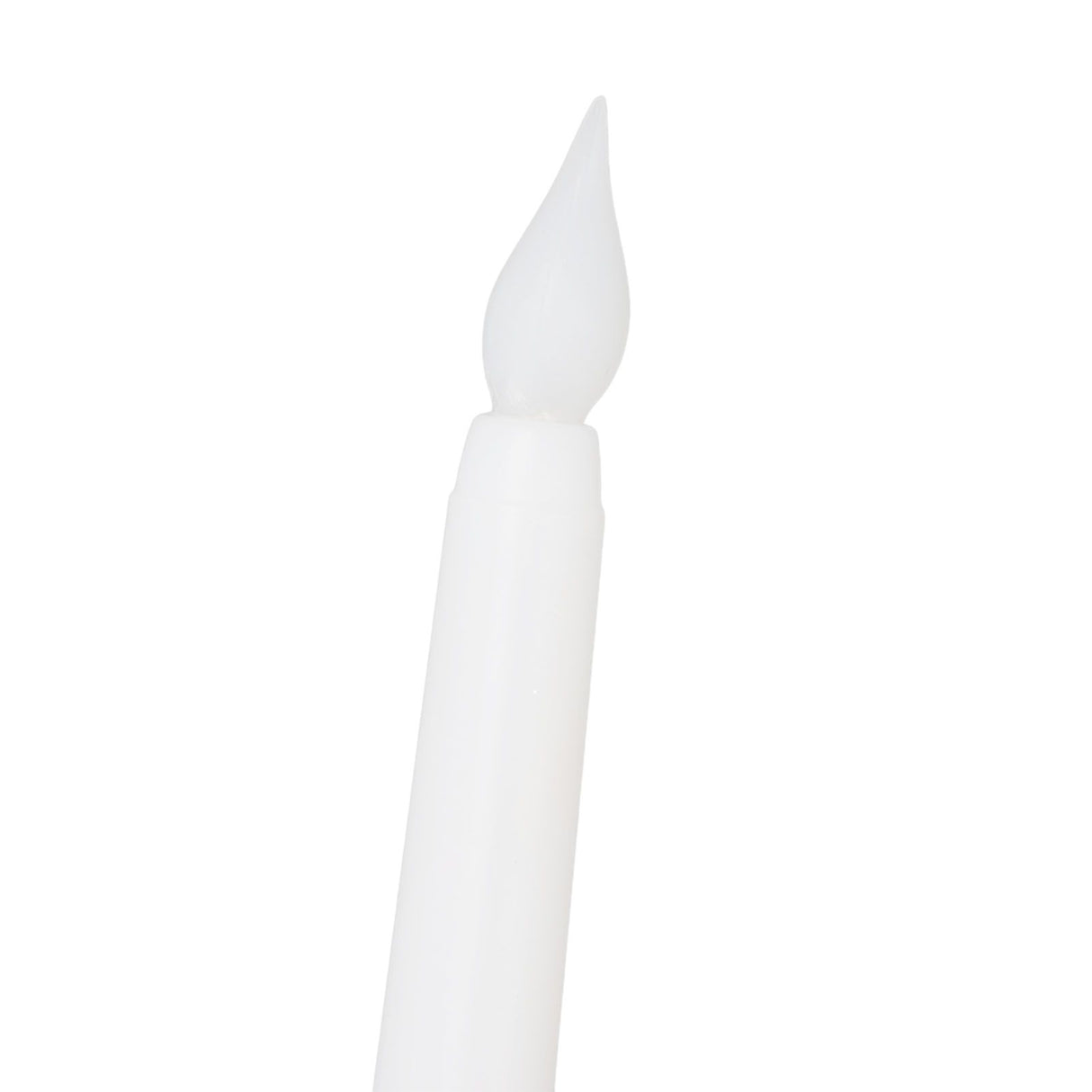 4 Pcs LED Candles Smoke Free Flameless Safe Environmentally Friendly Warm Light Electric LED Taper Candle White
