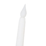 4 Pcs LED Candles Smoke Free Flameless Safe Environmentally Friendly Warm Light Electric LED Taper Candle White