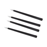 4 Pcs LED Candles Smoke Free Flameless Safe Environmentally Friendly Warm Light Electric LED Taper Candle Black