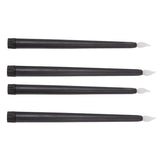4 Pcs LED Candles Smoke Free Flameless Safe Environmentally Friendly Warm Light Electric LED Taper Candle Black