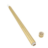 4 Pcs LED Candles Smoke Free Flameless Safe Environmentally Friendly Warm Light Electric LED Taper Candle Gold