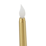 4 Pcs LED Candles Smoke Free Flameless Safe Environmentally Friendly Warm Light Electric LED Taper Candle Gold - Extra Image