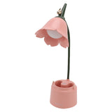 5V 3W Table Lamp USB Flowers and Birds Designed Folding Energy Saving Eye Protection Reading Light for Bedroom GL562 Pink