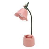 5V 3W Table Lamp USB Flowers and Birds Designed Folding Energy Saving Eye Protection Reading Light for Bedroom GL562 Pink