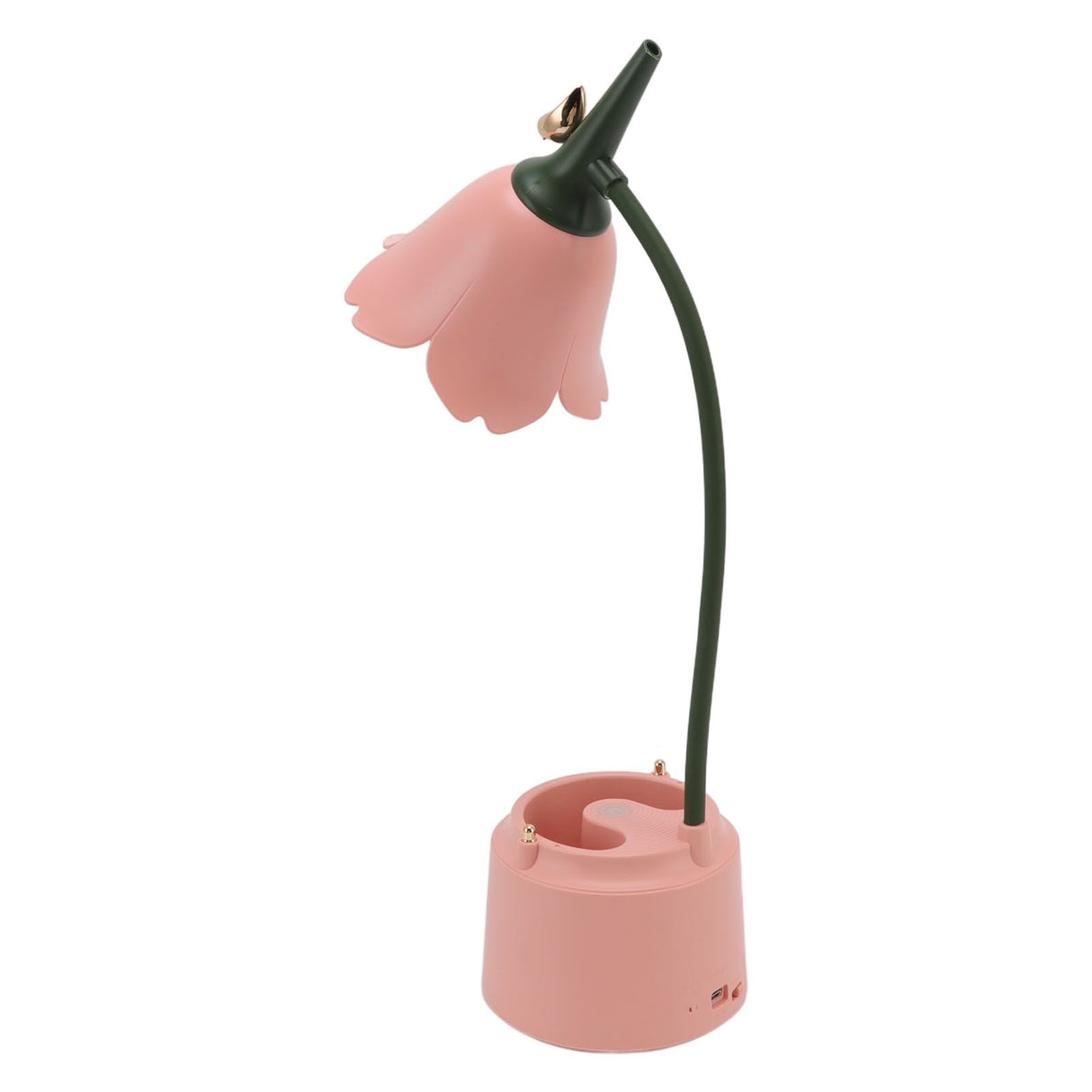 5V 3W Table Lamp USB Flowers and Birds Designed Folding Energy Saving Eye Protection Reading Light for Bedroom GL562 Pink