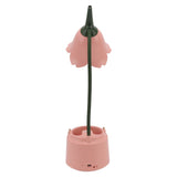 5V 3W Table Lamp USB Flowers and Birds Designed Folding Energy Saving Eye Protection Reading Light for Bedroom GL562 Pink