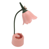 5V 3W Table Lamp USB Flowers and Birds Designed Folding Energy Saving Eye Protection Reading Light for Bedroom GL562 Pink