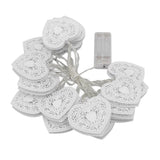 LED Love String Lights Iron 3 Meter Warm 20 Lamp Beads White Decoration Light for Valentine's Day Wedding