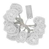LED Love String Lights Iron 3 Meter Warm 20 Lamp Beads White Decoration Light for Valentine's Day Wedding