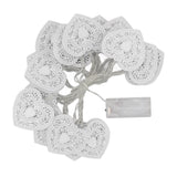 LED Love String Lights Iron 3 Meter Warm 20 Lamp Beads White Decoration Light for Valentine's Day Wedding