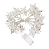 Star String Lights 20LEDs 3 Meters Star Fairy String Lights for Bedroom Christmas Garden Decoration Warm Light