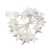 Star String Lights 20LEDs 3 Meters Star Fairy String Lights for Bedroom Christmas Garden Decoration Warm Light