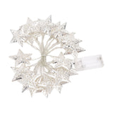 Star String Lights 20LEDs 3 Meters Star Fairy String Lights for Bedroom Christmas Garden Decoration Warm Light