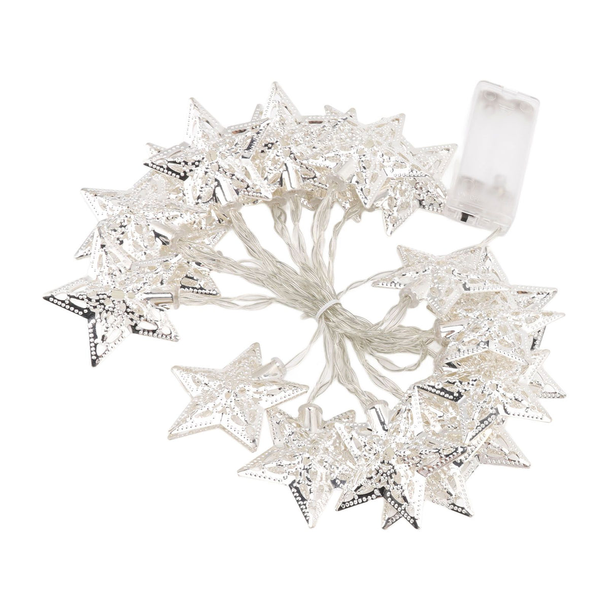 Star String Lights 20LEDs 3 Meters Star Fairy String Lights for Bedroom Christmas Garden Decoration Warm Light