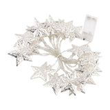 Star String Lights 20LEDs 3 Meters Star Fairy String Lights for Bedroom Christmas Garden Decoration Warm Light