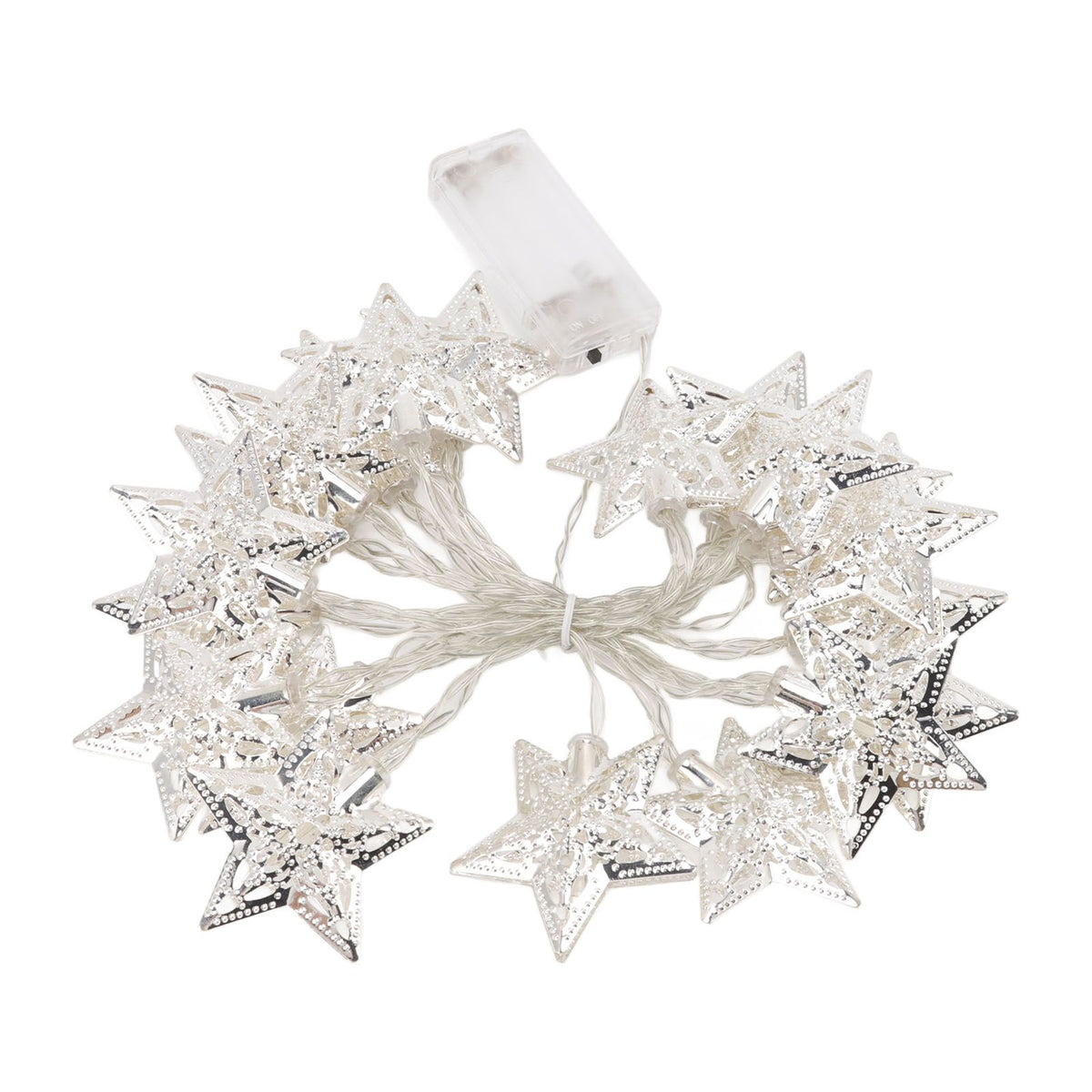 Star String Lights 20LEDs 3 Meters Star Fairy String Lights for Bedroom Christmas Garden Decoration Warm Light