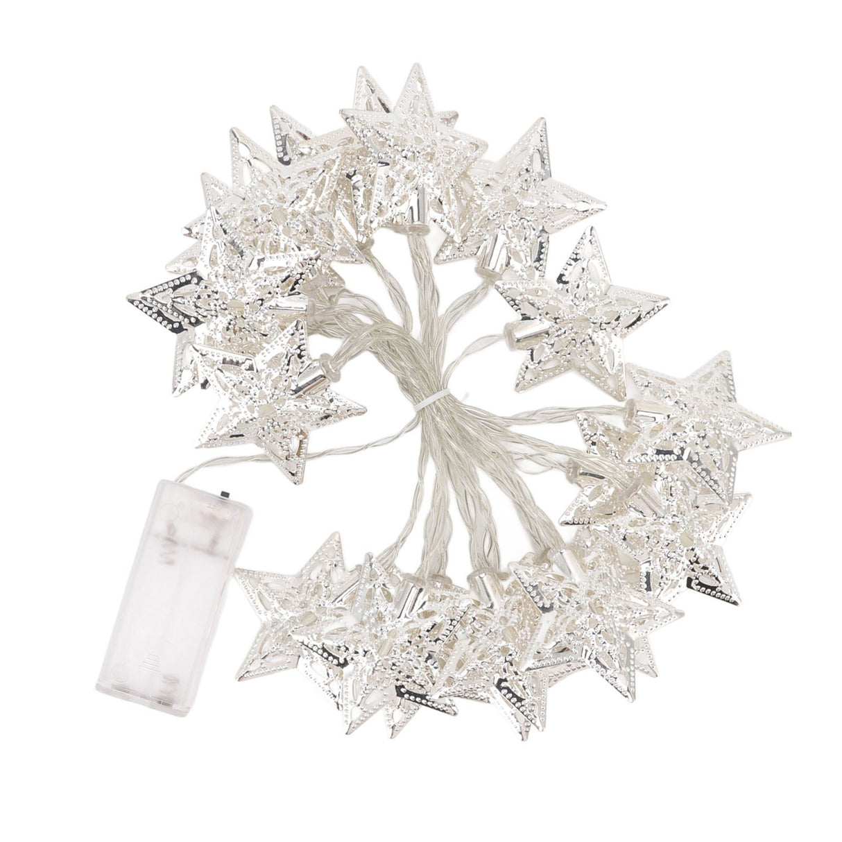 Star String Lights 20LEDs 3 Meters Star Fairy String Lights for Bedroom Christmas Garden Decoration Warm Light